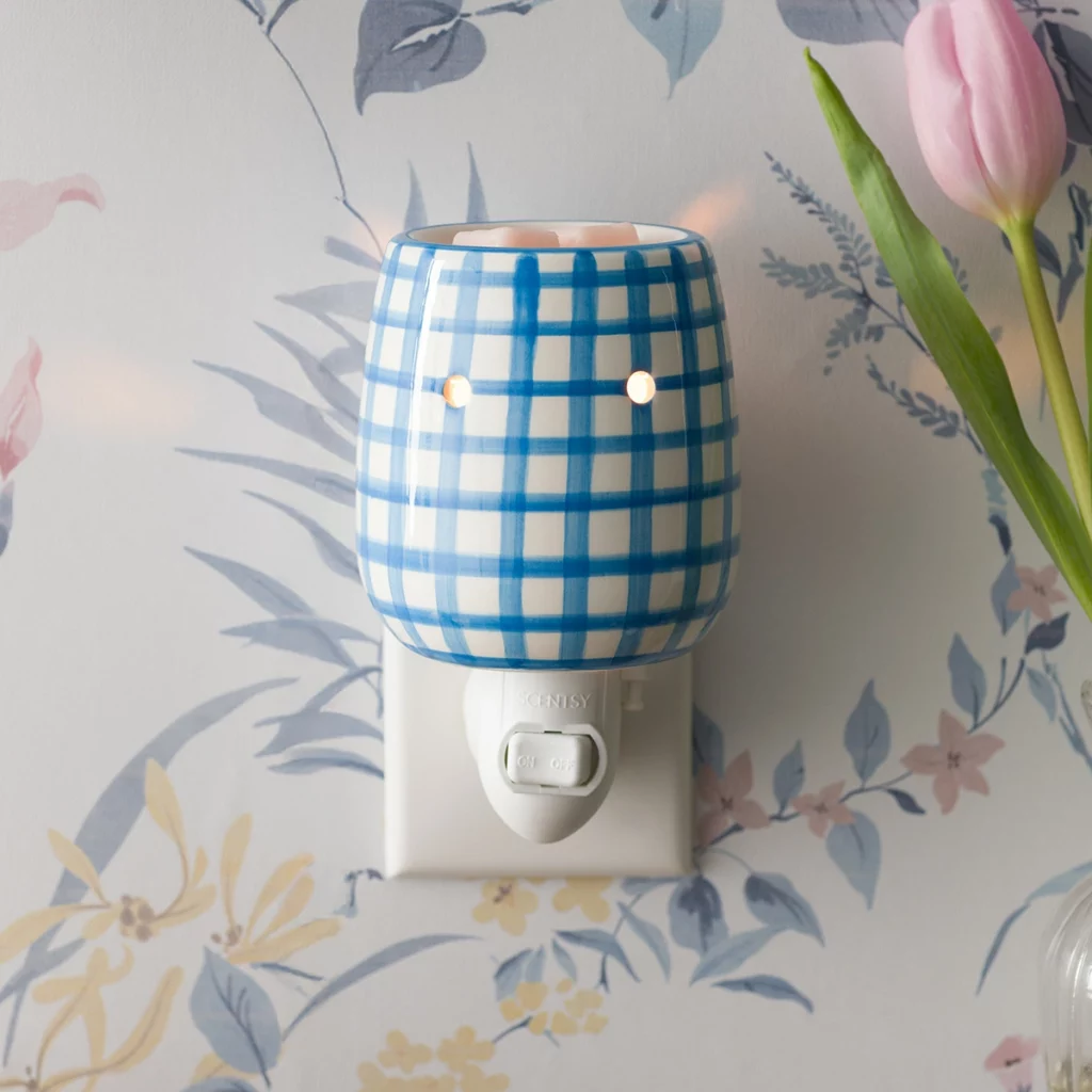 Scentsy Mini Warmer Cottage Gingham